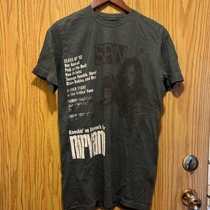Spin Magazine Nirvana Cover Tshirt